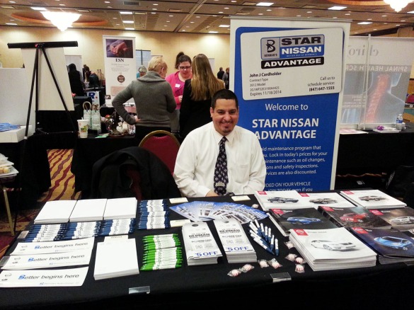 Sales Consultant Danny at the 2013 North Shore Women's Conference.